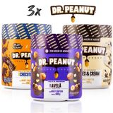 3x Pasta De Amendoim 600g Com Whey Protein Isolado Dr Peanut