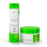 Kit Shampoo 250ml + Máscara Anti Stress Forever Liss 230g