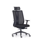 Cadeira Presidente Aditt Com Encosto De Cabeça Ergonômica