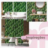 Papel De Parede Plantas Verde Efeito 3d Tuia Hilandesa 15m