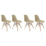 4 Cadeiras Eames Fendi Mesa Industrial Ferro 120m