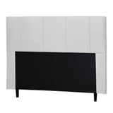 Cabeceira Donna Cama Box King 193cm Corino Branco