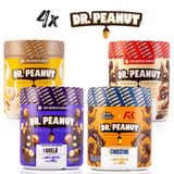 4x Pasta De Amendoim 600g Com Whey Protein Isolado Dr Peanut