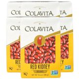 Feijão Vermelho (red Kidney) Colavita 380g (6 Caixinhas)