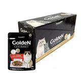 Caixa 20un Sache Golden Gato Castrado Sabor Carne 70g