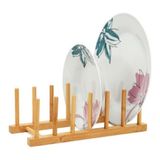 Escorredor De Louça Pratos Bambu Resistente - Bambu