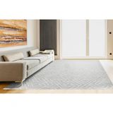 Tapete Turco Sala Istambul 04 - 140 X 200cm Bege E Cinza