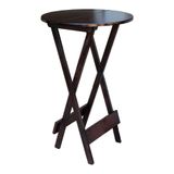 Mesa De Madeira Bistrô Dobravel Imbuia - Marrom