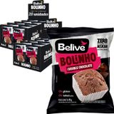 Bolinho Belive Double Chocolate Zero 40g (20 Unidades)