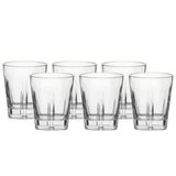 Jogo 6 Copos Baixo Em Vidro 330ml Ocean