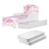 Mini Cama Infantil Com Auxiliarcom Colchões