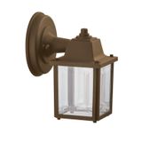 Luminaria Arandela Vintage Externa Colonial Marrom Alz18