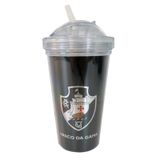 Copo Acrílico Com Canudo 600 Ml Vasco