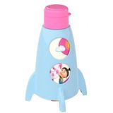 Garrafa Agua Infantil Escolar 320ml Foguete Estampa Agnes