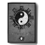 Quadro Decorativo Wing Chun Simbolo Do Kung Fu Arte