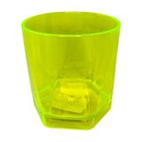 Copo Em Acrilico Whisky Drinks Bebidas Festas 340ml Verde