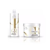 Kit Wella Oil Reflections Shampoo 1000Ml + Máscara 500Ml