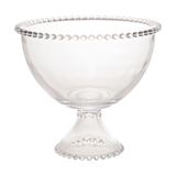 Saladeira Cristal Com Pé Pearl 21x19cm