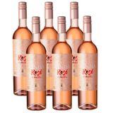 Kit 06 Unidades Vinho Luigi Bosca La Linda Rosé Malbec 750Ml