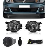 Kit Farol De Milha Neblina Vw Gol Voyage G7 2017 2018
