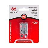 Pilha Recarregavel Aaa 1,2v Mox C/2-aaa 1000mah