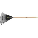 Vassoura Com 30 Dentes Em Polipropileno Preto 120 Cm