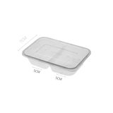 Kit Marmitas Com Divisoria Descartavel Comida Fit Salada