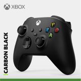 Controle Sem Fio De Xbox Carbon Black Wireless Bluetooth