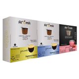 Kit 30 Cápsulas Compatíveis Nespresso Café E Chá Aroma