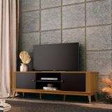 Rack Para Tv Até 60 Polegadas Legacy 1.6 Edn Móveis Preto/naturalle