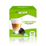 Kit 16 Caps Dolce Gusto Cappuccino Cápsula Bicafé