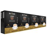 Kit 100 Cápsulas Para Nespresso Café Intenso Cápsula Aroma