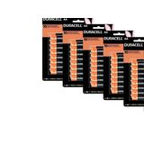 Kit 5 Blister Pilha Duracell Alcalina Aa 80 Unidades
