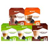 Cápsulas Compatíveis Dolce Gusto Kit Bebida Bicafé - Com 80