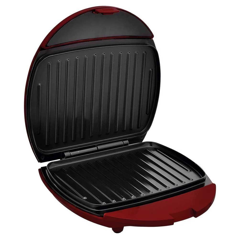 Sanduicheira Philco Mini Grill Antiaderente Inox/vermelho