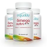 Kit 3 Ômega 3 Nutri A-z Multivitamínico Equaliv 60 Cápsulas