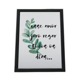 Quadro Com Moldura Esse Amor Juro Rogar Todos Os Dias