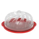 Boleira Com Tampa Gourmet - Vermelha