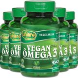 Kit 5 Ômega 3 Vegetal Unilife 60 Cápsulas