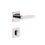 Fechadura Porta De Madeira Ext Cromado Quad 3f Linha Design