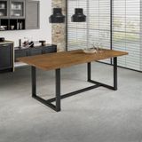 Mesa Jantar Madeira Maciça 183x92cm 6 Lugares Lumber Yescasa