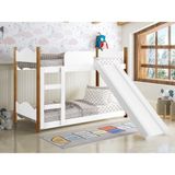 Mine Beliche Infantil Arthur Branco Com Escorregador