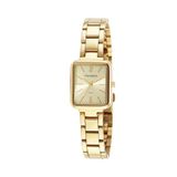 Relogio Mondaine Feminino Dourado Quadrado 32377lpmvde1