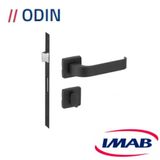 Fechadura Odin Banheiro Preto Fosco Imab Máquina 40mm