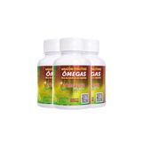 Kit 3 Original Oleo Avestruz 60 Capsulas Ômega Vitaminas