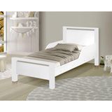 Mini Cama Infantil Adesivada Branca Branco