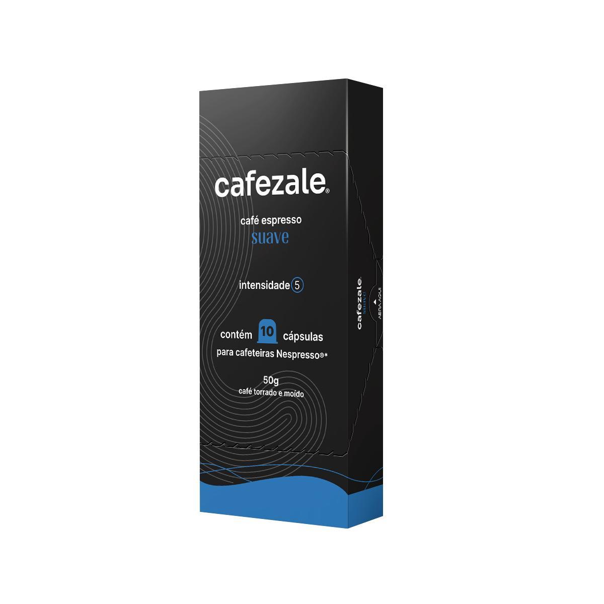 Cápsulas Café Cafezale Compatíveis Nespresso Suave