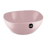 Saladeira Cozinha Vasilha Redonda Plástico 3 Lts Uz Rosa