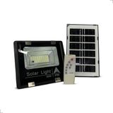 Refletor Led 50w Energia Solar Placa E Controle Prova D&#39;água