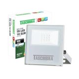 Refletor Taschibra Led Tr Slim Luz Branco Fria 10w 6500k Branco Bivolt